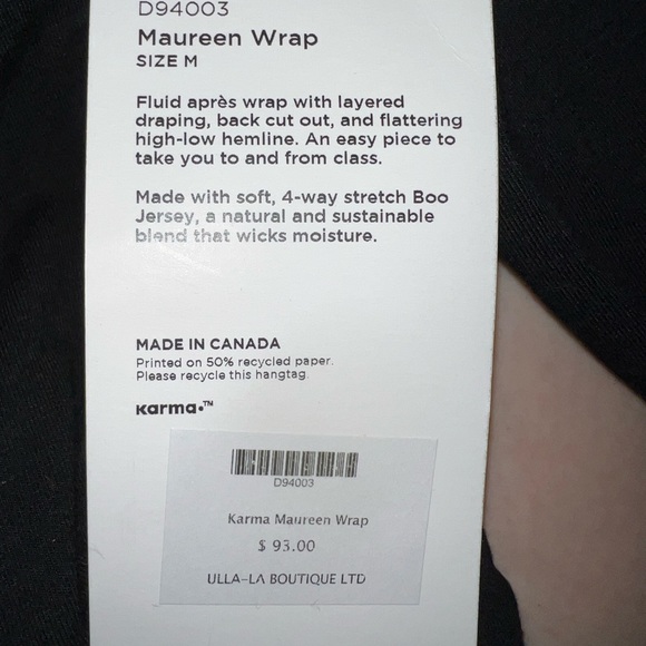 Karma Brand New With Tags Maureen Wrap - Picture 9 of 13